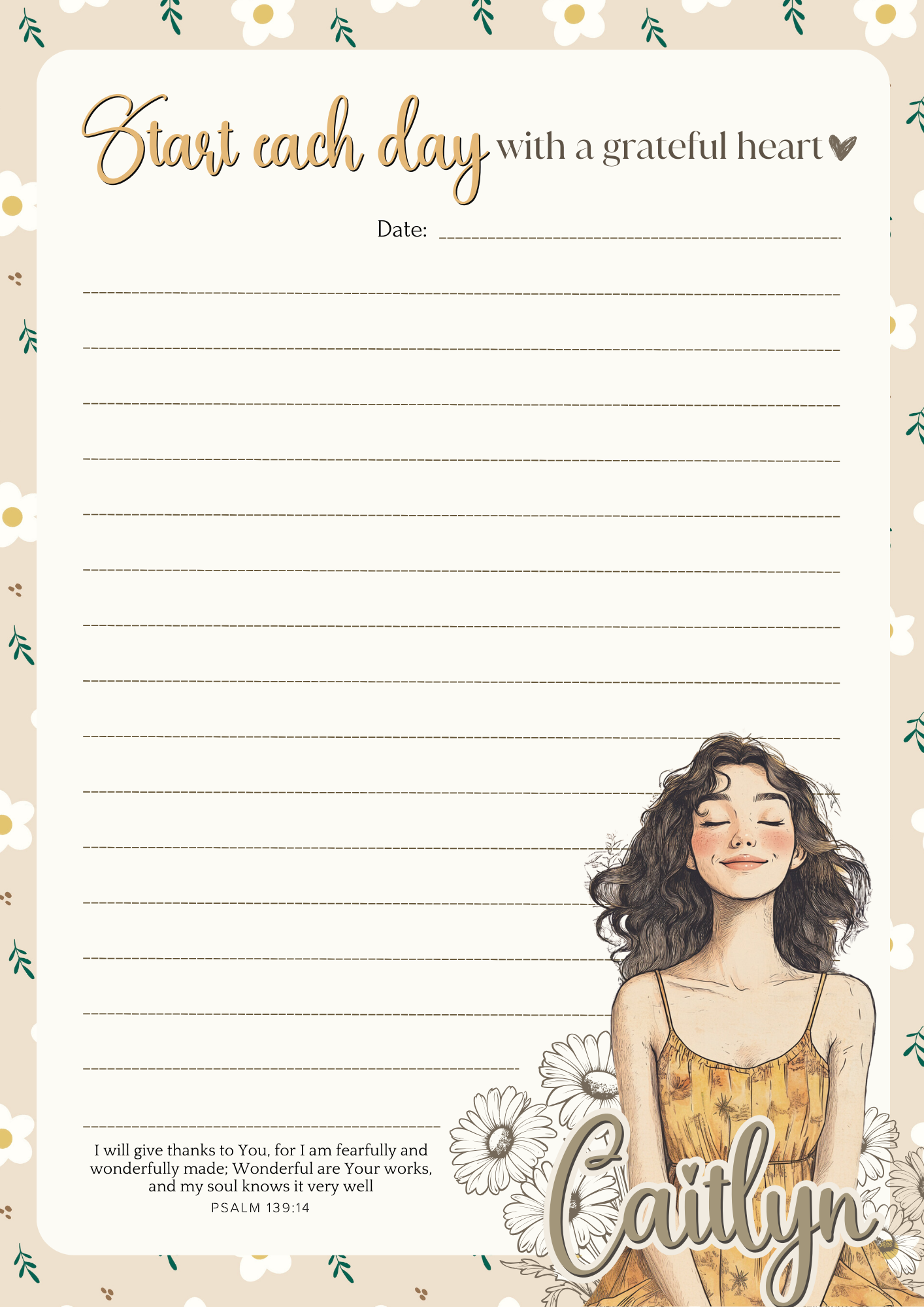 Notepad, 30 to 50 pages, Notepad, Ships to US only, Christian Design, Desk Notepad, Stationery, Custom Notepad, Abstract, Floral, Colorful