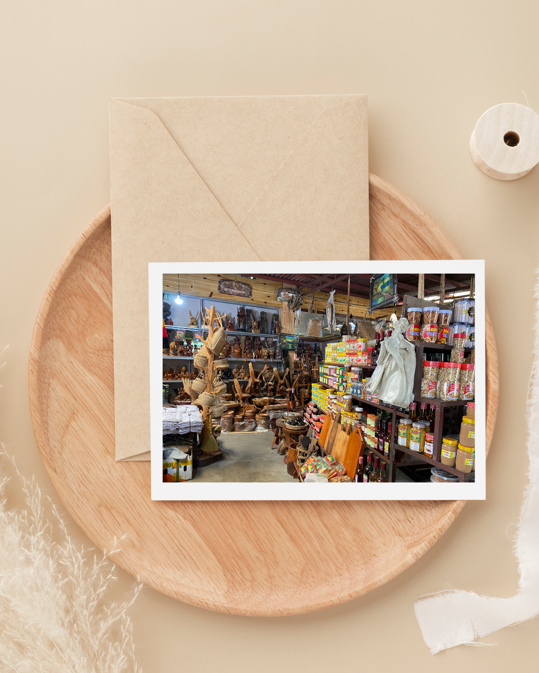 Baguio Pasalubong Craft - 8 Blank Photo Cards, 5x7", Blank Cards, Tourist, Balikbayan, Holiday, Special Occasion, Cards