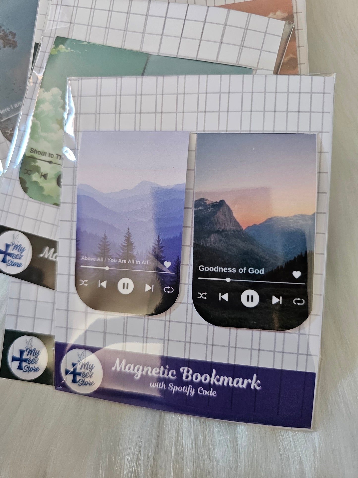 Christian Magnetic Bookmarks – Worship Songs + Spotify Code
