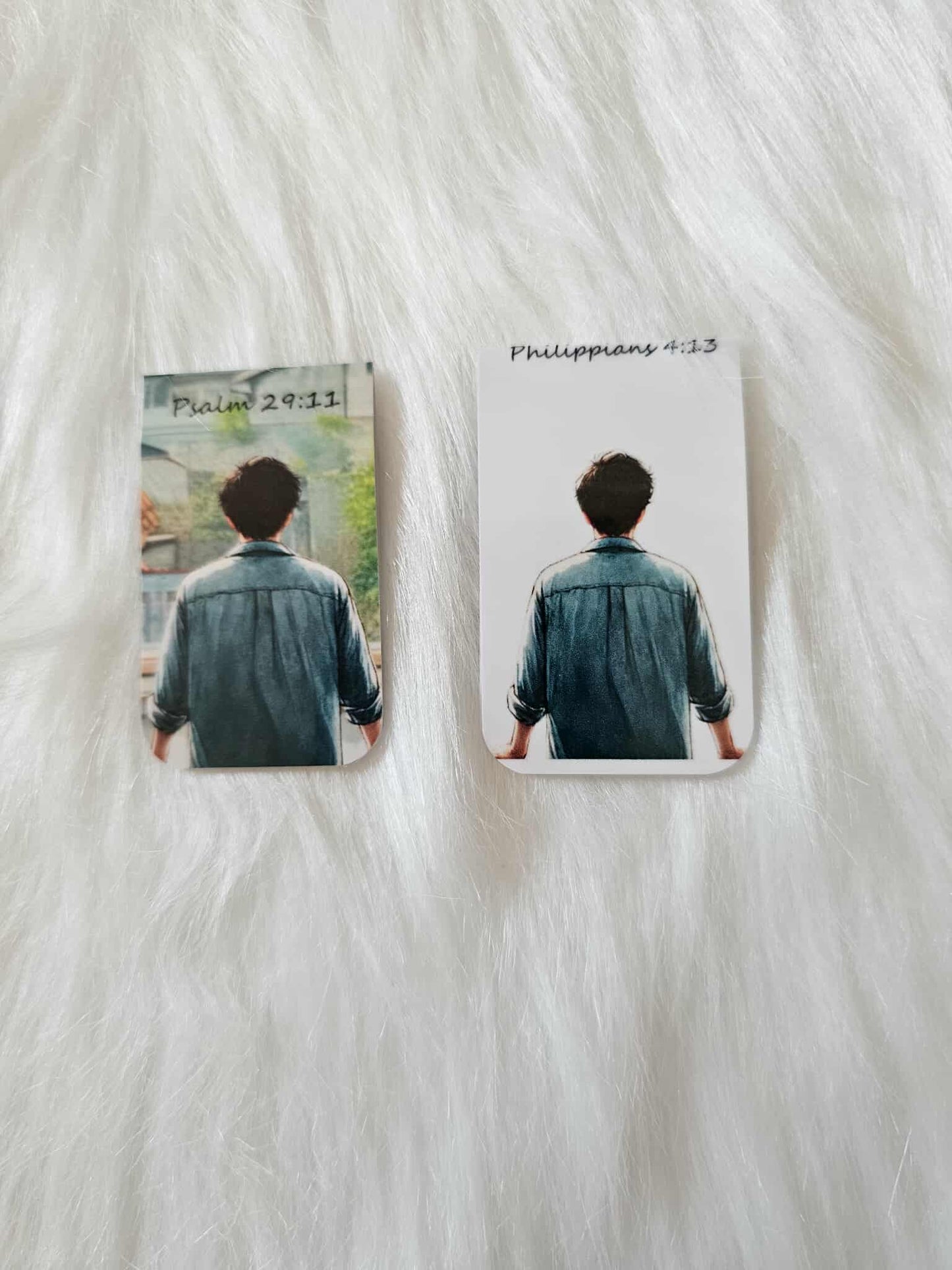 Christian Magnetic Bookmark | Encouraging Bible Verse for Journals & Books