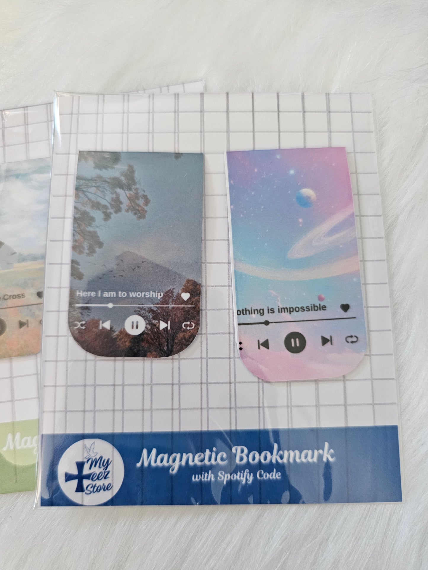 Christian Magnetic Bookmarks – Worship Songs + Spotify Code