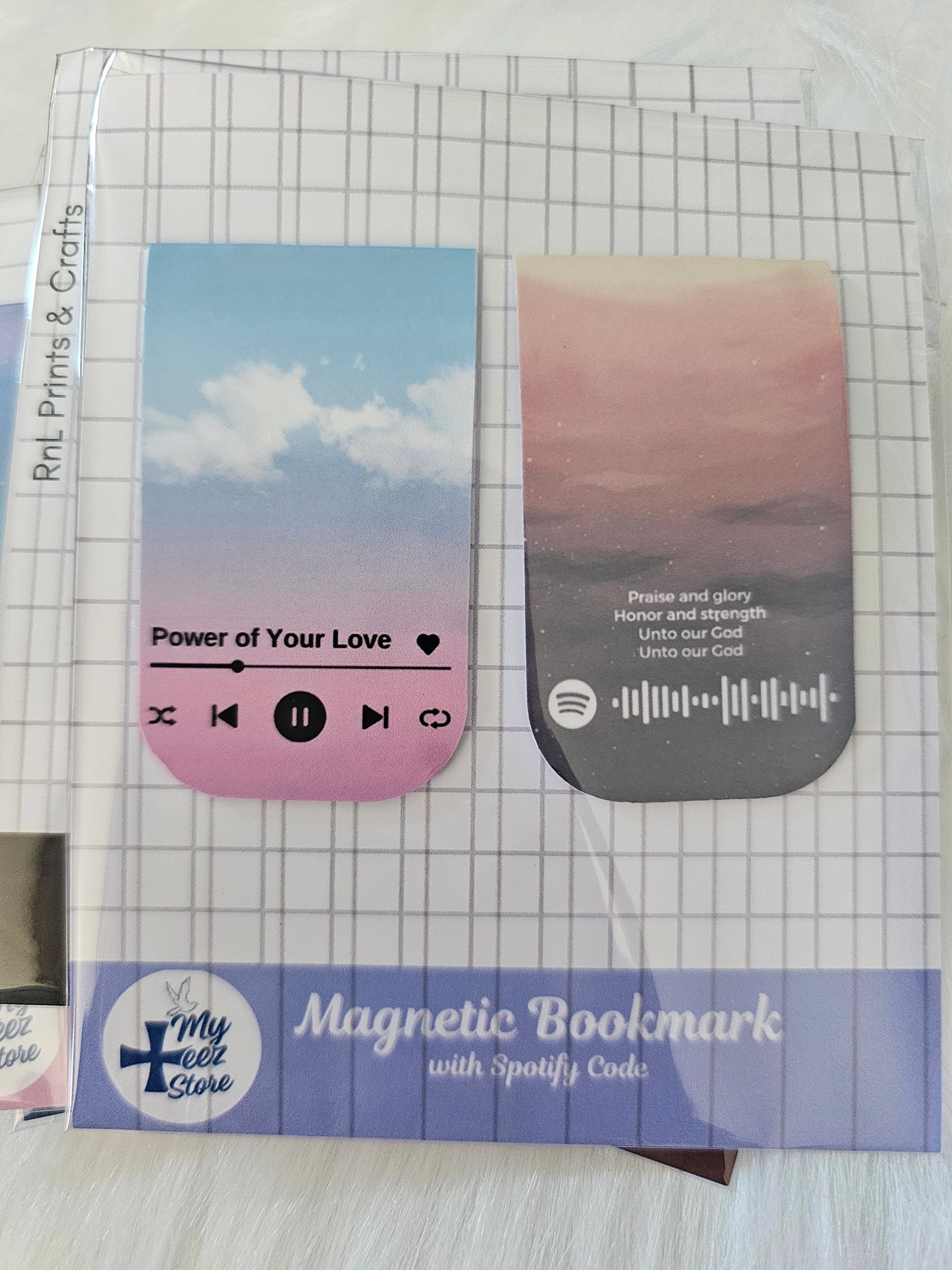 Christian Magnetic Bookmarks – Worship Songs + Spotify Code