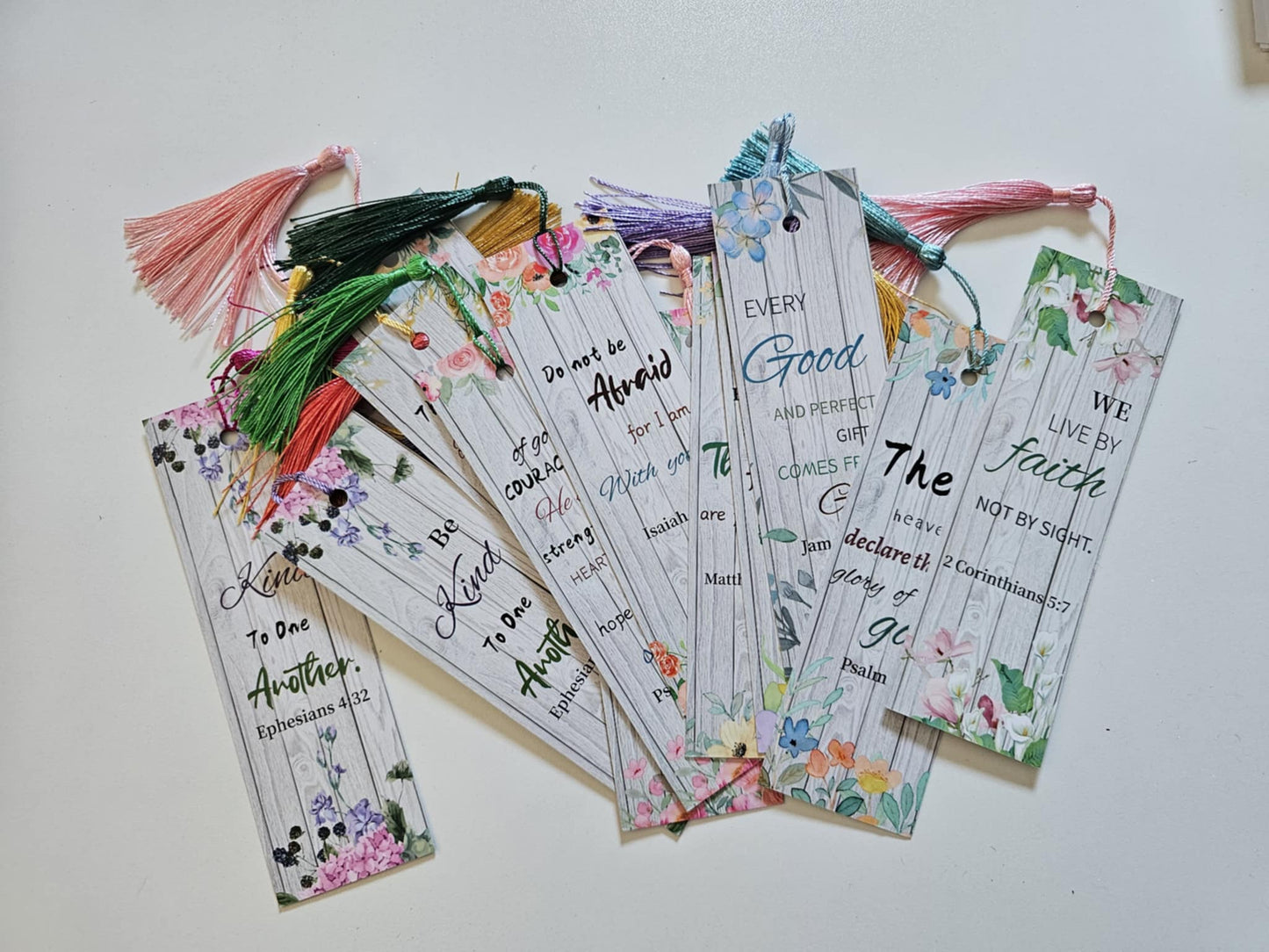 Faith-Filled Bookmark with Bible Verse – Perfect for Booklovers | US Only