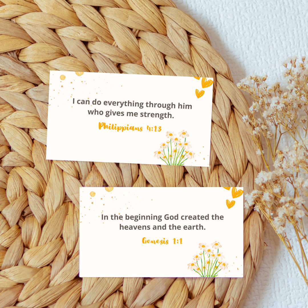 Christian Prayer Cards Printable – Digital Download | Scripture & Bible Verse Prayer Cards | Faith-Based Encouragement Cards