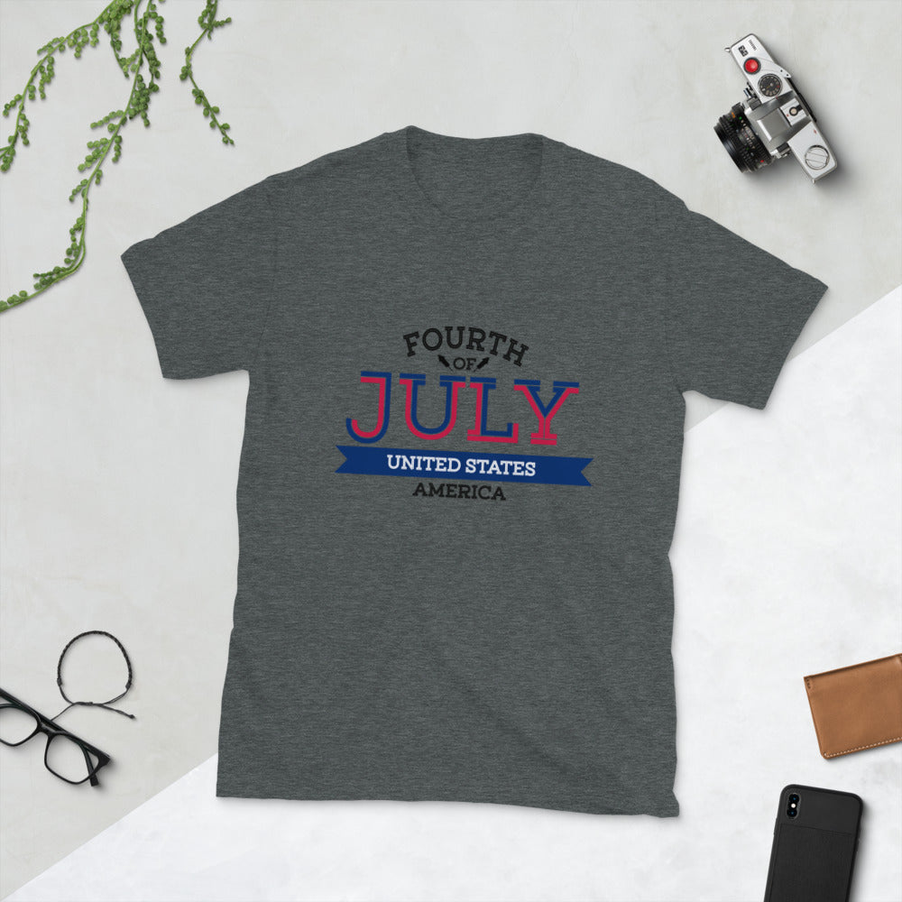 4th of July United States Short-Sleeve Unisex T-Shirt