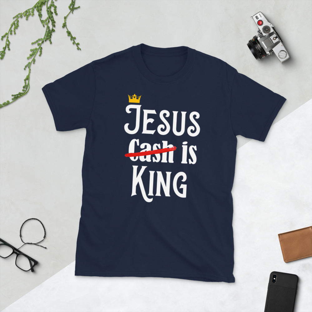 Jesus is King Short-Sleeve Unisex T-Shirt