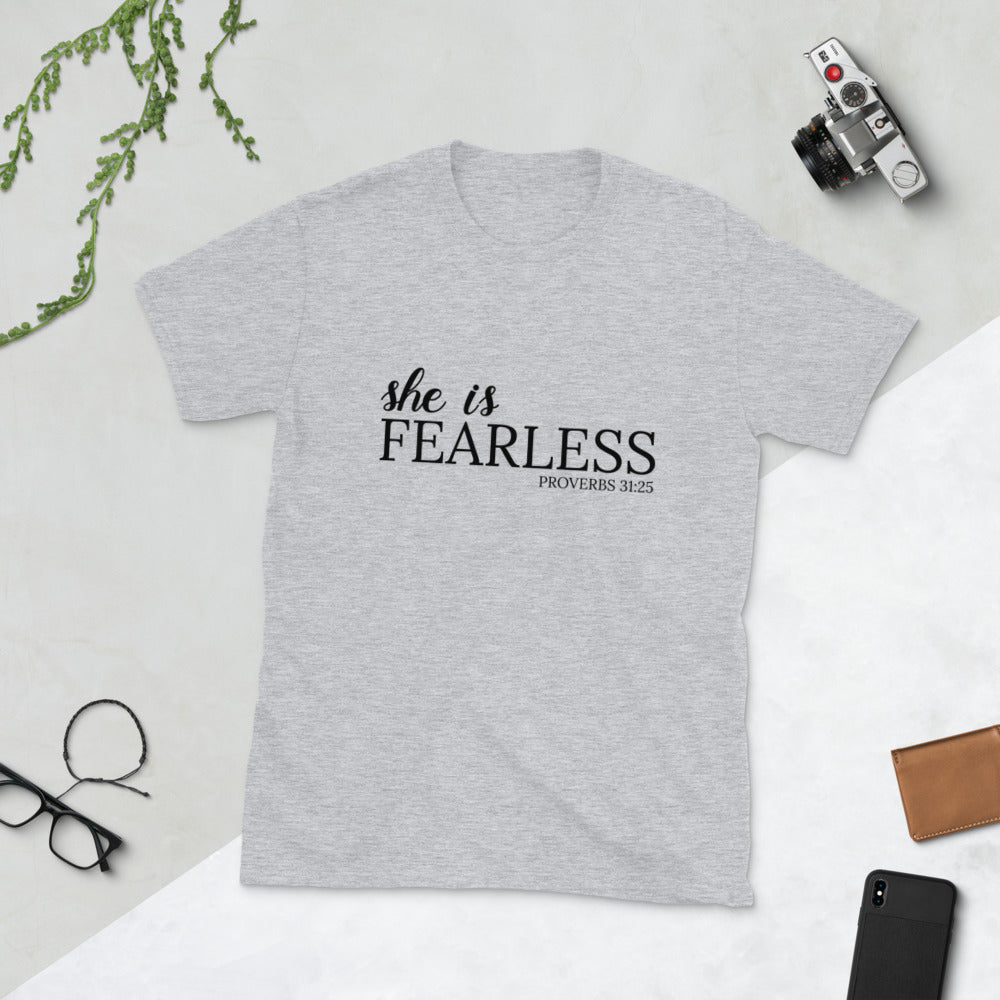 She Is Fearless Short-Sleeve Unisex T-Shirt