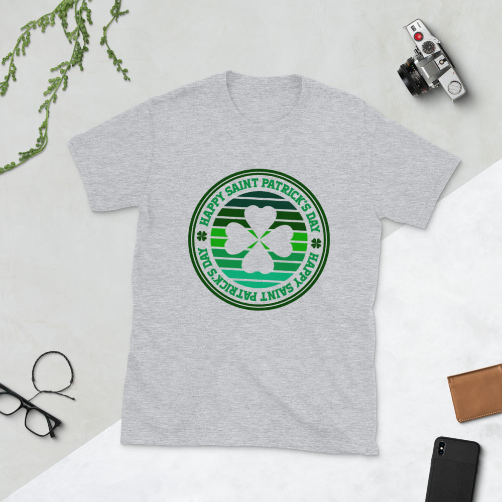 Happy Saint Patrick's Day Short-Sleeve Unisex T-Shirt