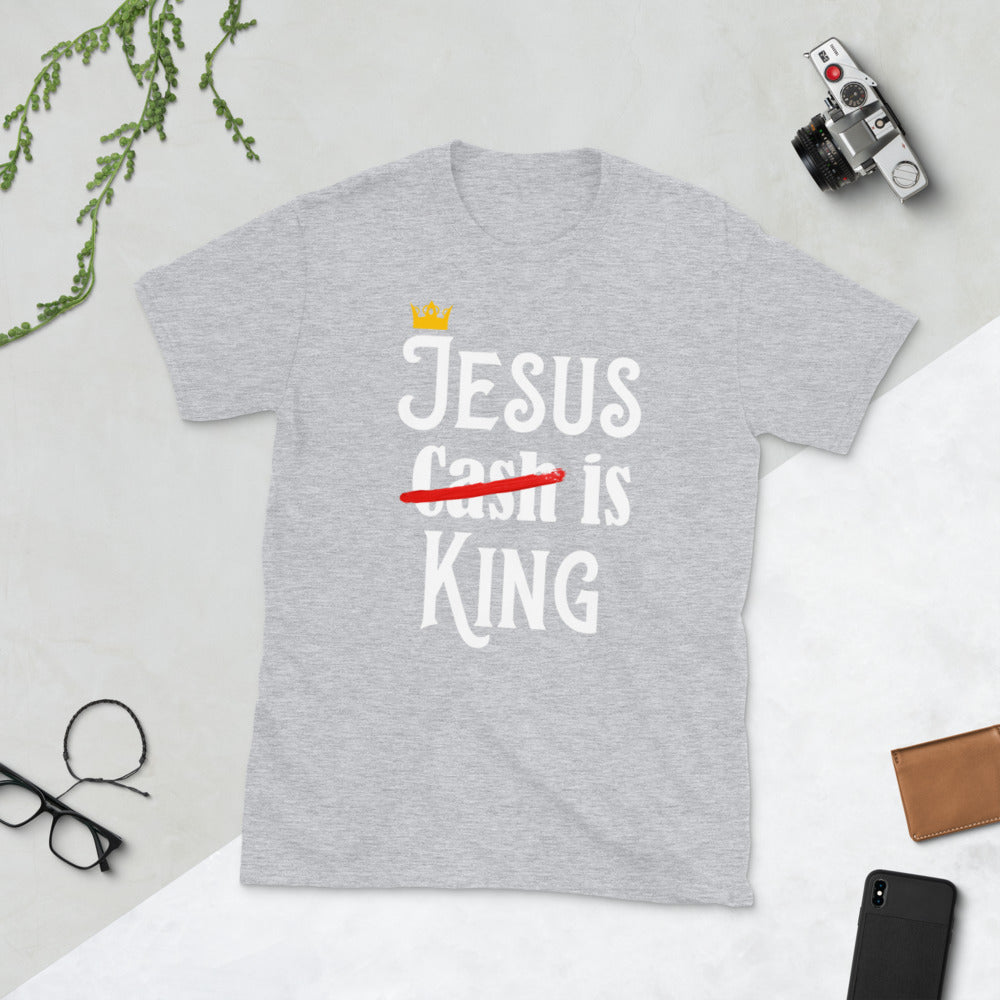 Jesus is King Short-Sleeve Unisex T-Shirt