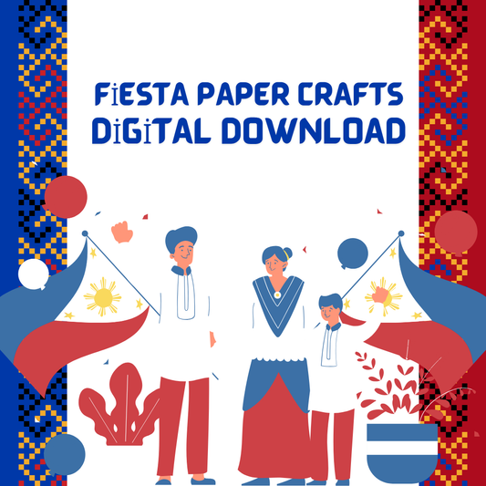 Fiesta Paper Crafts Digital Download | High-Quality PNGs for Scrapbooking, Journals, Stickers, and DIY Projects