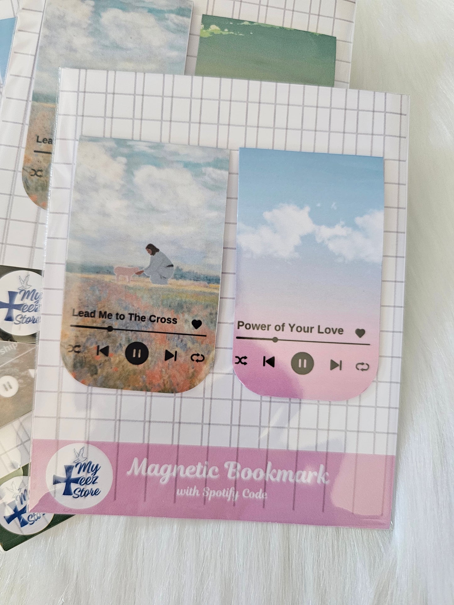 Christian Magnetic Bookmarks – Worship Songs + Spotify Code