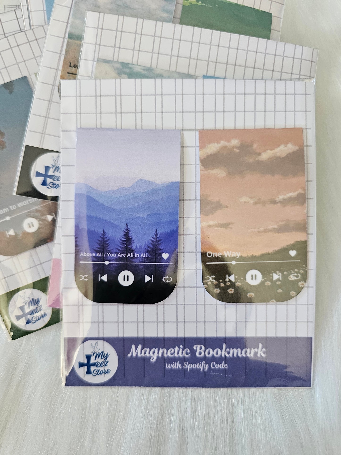Christian Magnetic Bookmarks – Worship Songs + Spotify Code