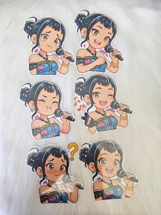 Kawaii Anime Sticker Bundle | Digital Download for DIY & Journaling