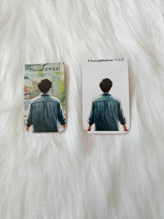 Christian Magnetic Bookmark | Encouraging Bible Verse for Journals & Books