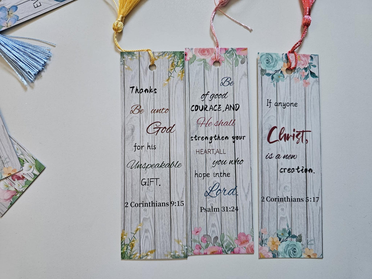 Faith-Filled Bookmark with Bible Verse – Perfect for Booklovers | US Only
