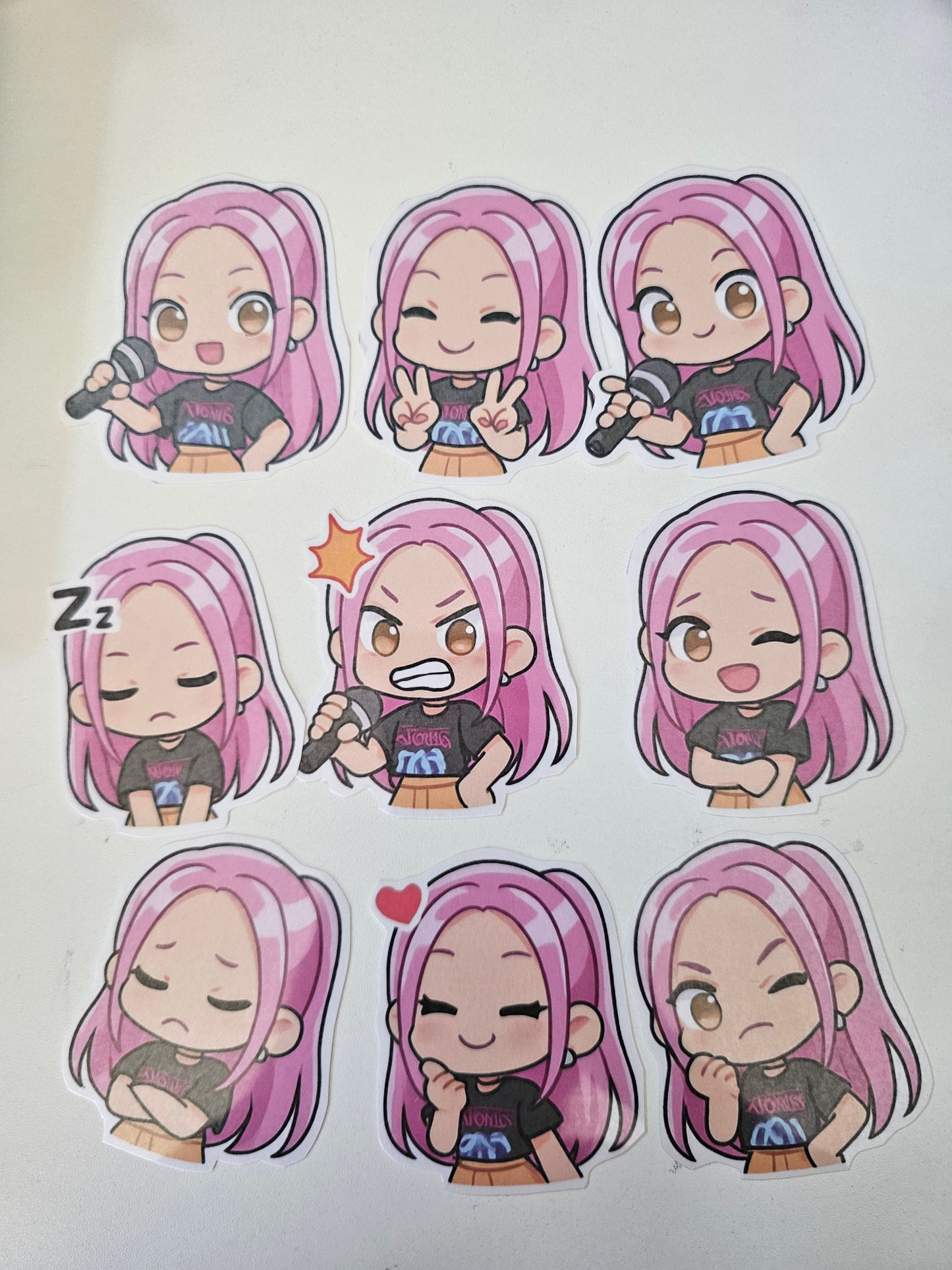 Kawaii Anime Sticker Bundle | Digital Download for DIY & Journaling