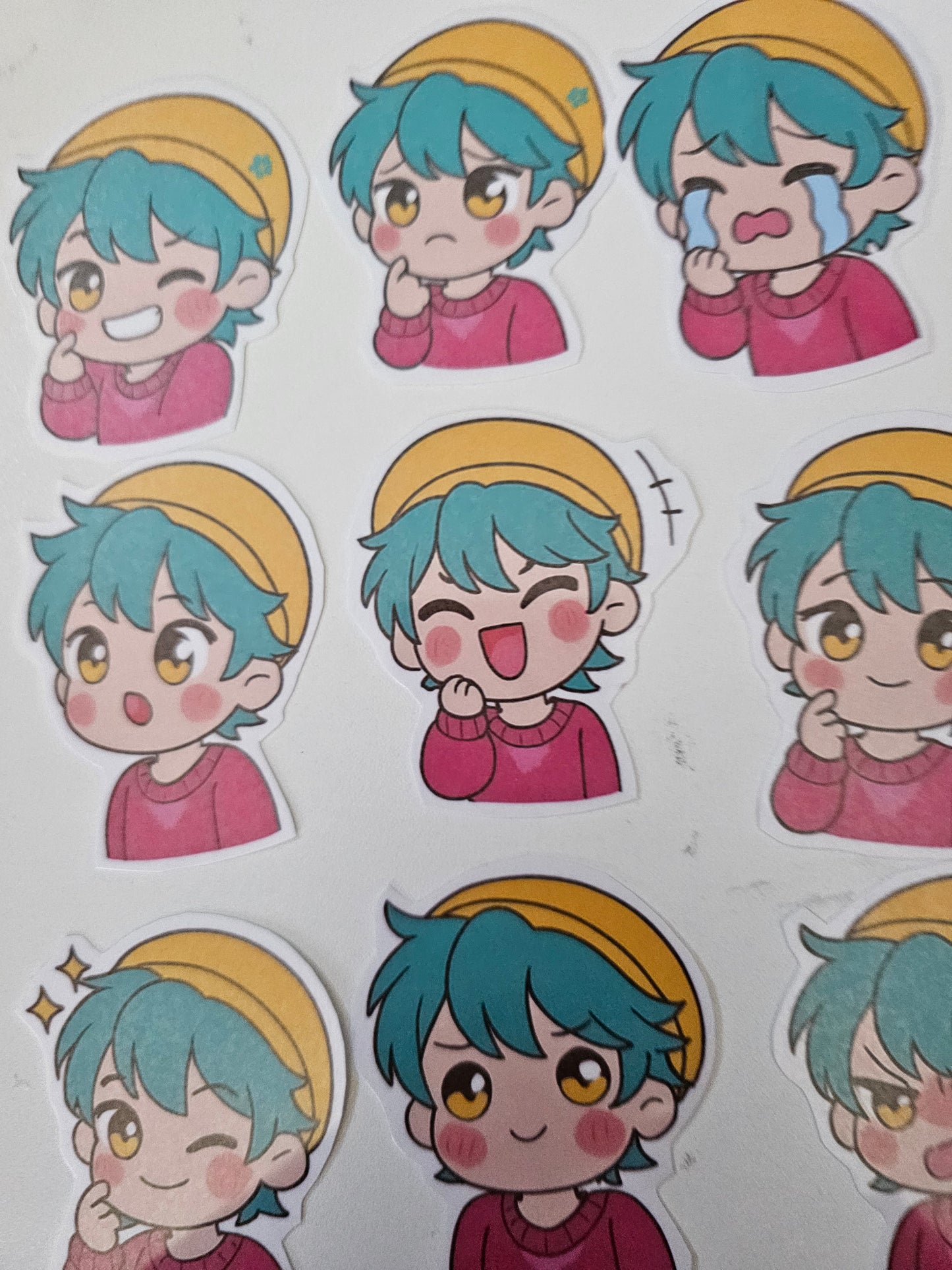 Kawaii Anime Sticker Bundle | Digital Download for DIY & Journaling