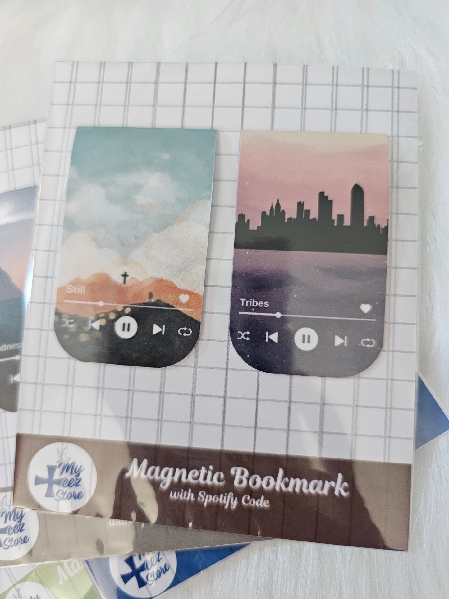 Christian Magnetic Bookmarks – Worship Songs + Spotify Code