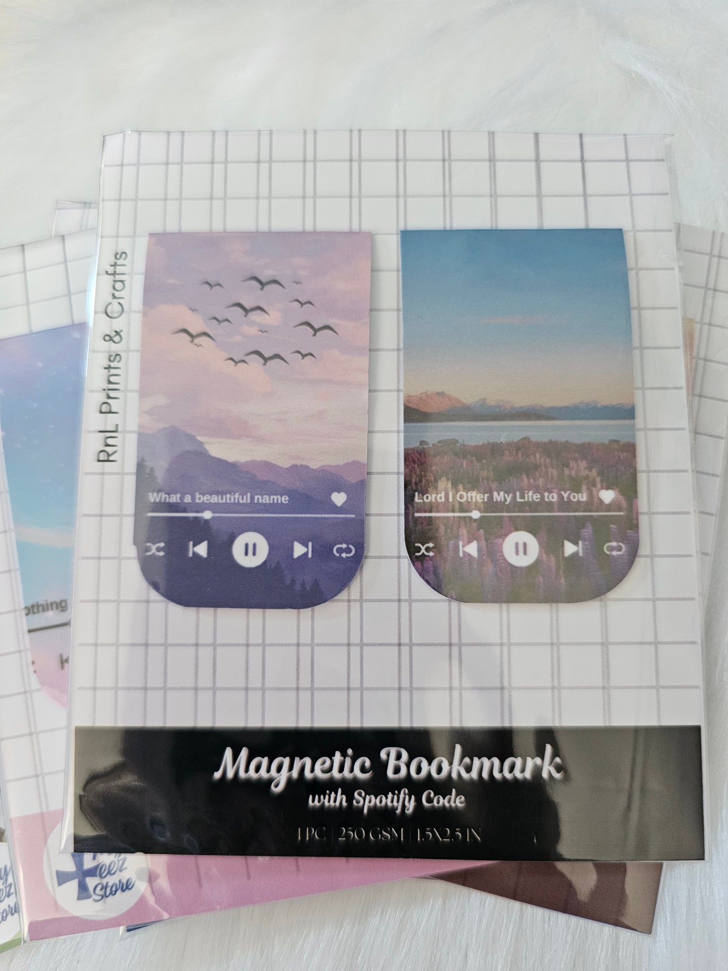 Christian Magnetic Bookmarks – Worship Songs + Spotify Code