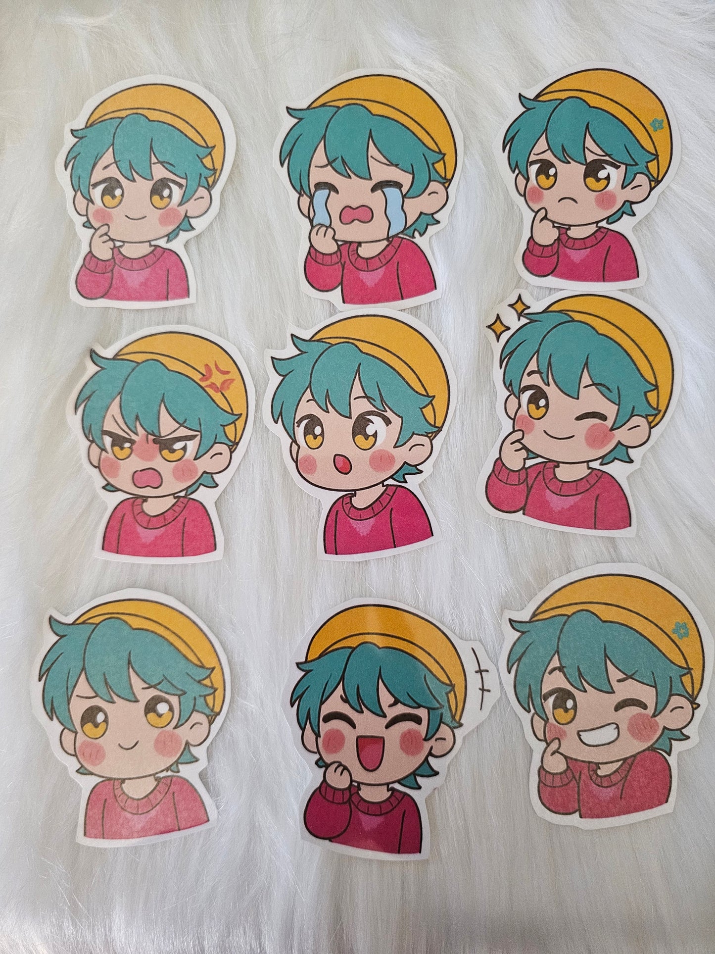 Kawaii Anime Sticker Bundle | Digital Download for DIY & Journaling