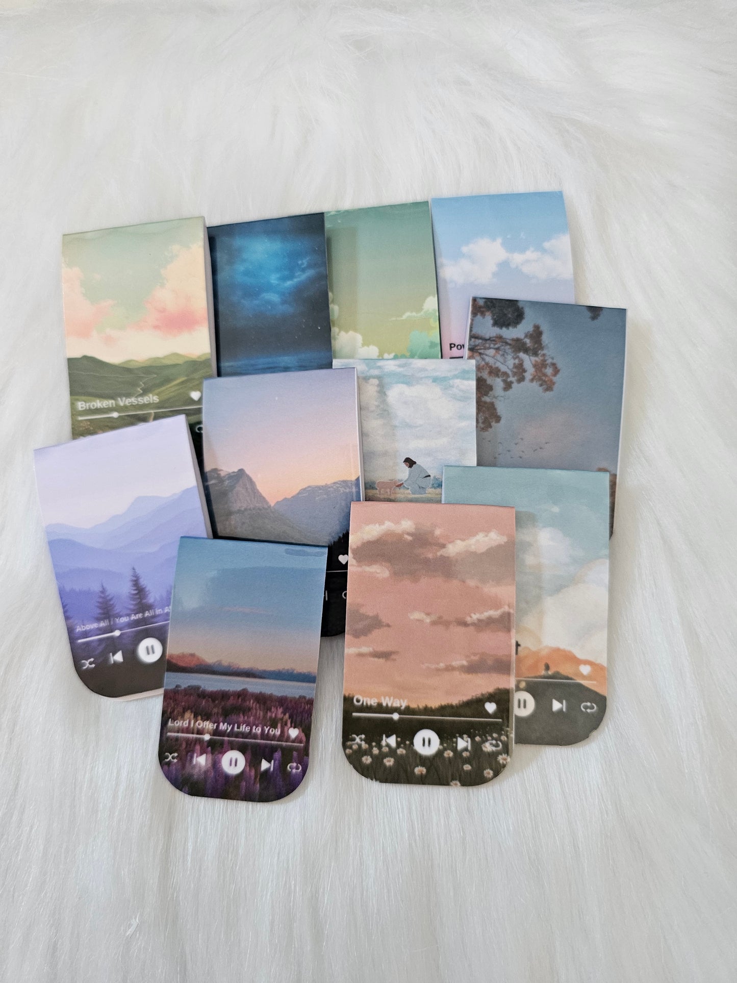 Christian Magnetic Bookmarks – Worship Songs + Spotify Code