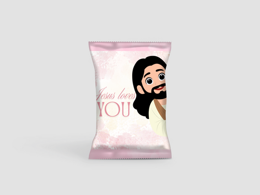Chip Bag Evangelism Template – Printable Digital Download, Christian Party Favor, Outreach Wrapper Design