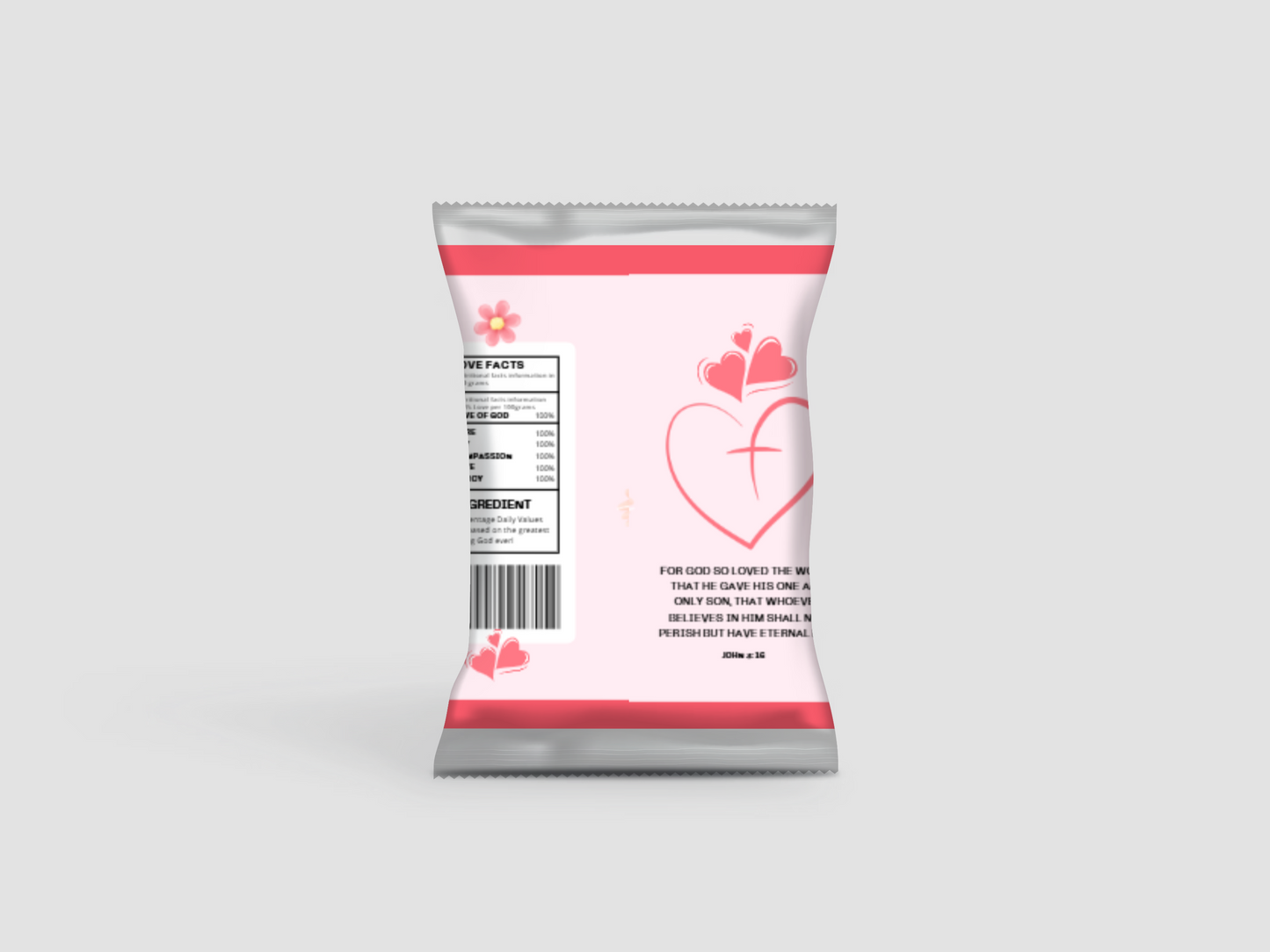 Jesus Loves You Chip Bag Template – Christian Party Favor, Evangelism Wrapper, Printable Digital Download