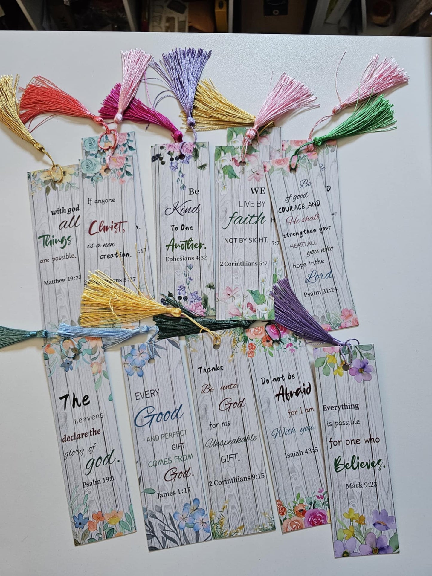 Faith-Filled Bookmark with Bible Verse – Perfect for Booklovers | US Only