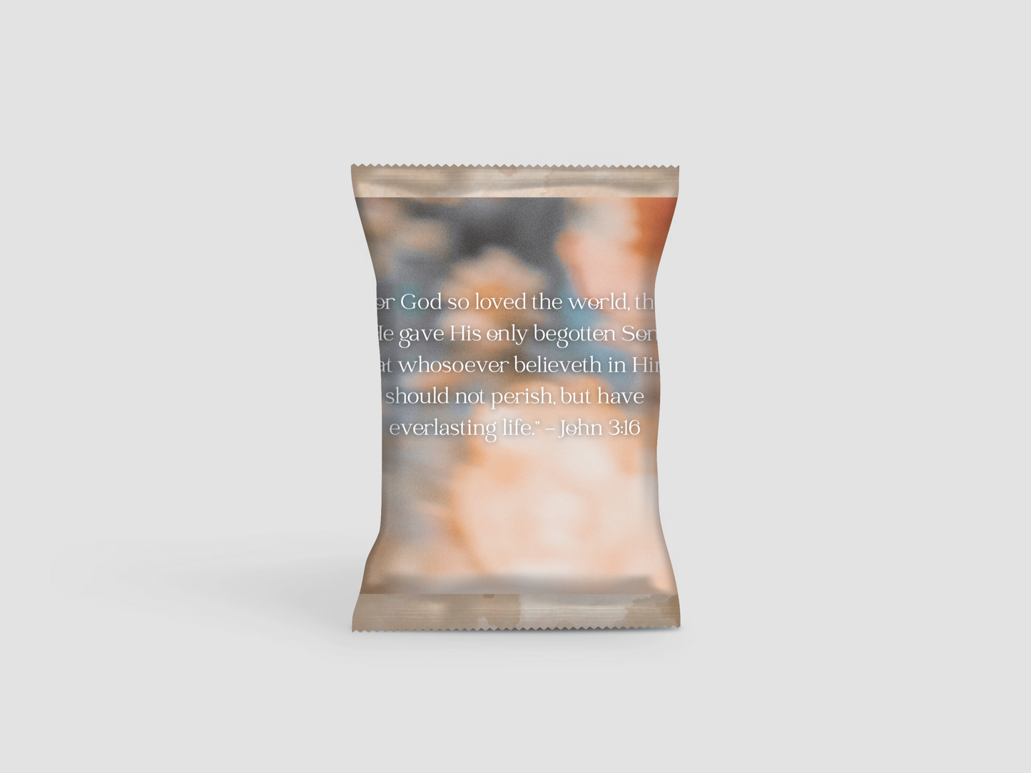Chip Bag Evangelism Template – Printable Digital Download, Christian Party Favor, Outreach Wrapper Design