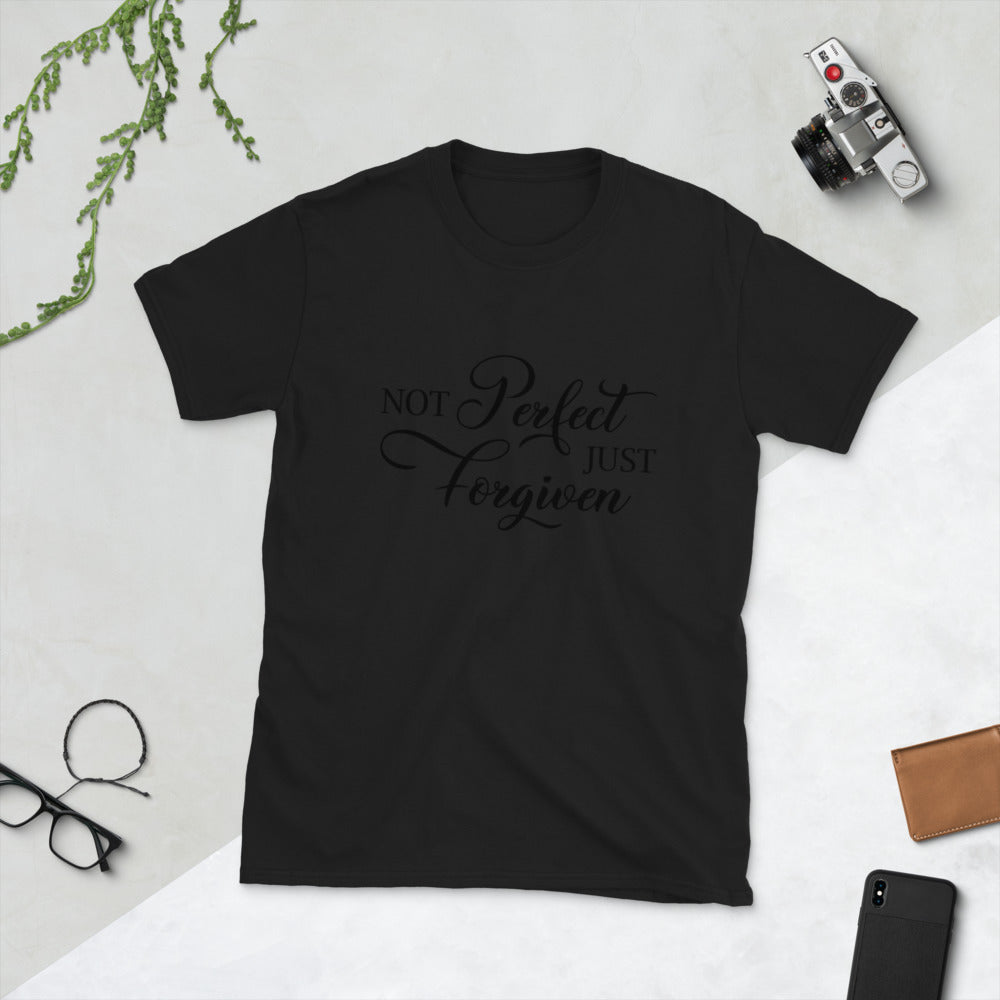 Not Perfect Just Forgiven Short-Sleeve Unisex T-Shirt