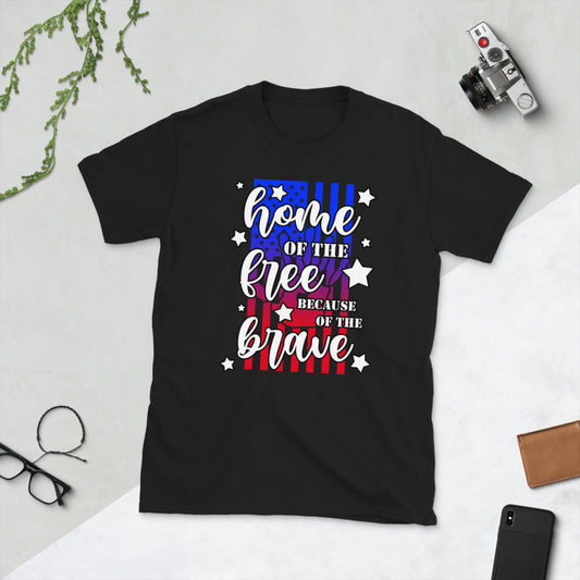 Home Of The Free Short-Sleeve Unisex T-Shirt