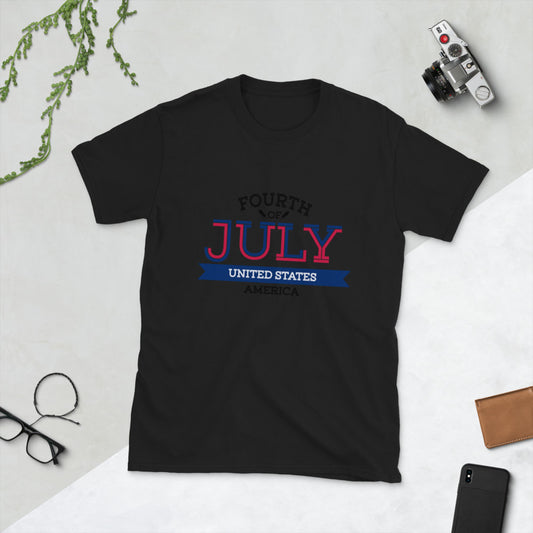 4th of July United States Short-Sleeve Unisex T-Shirt