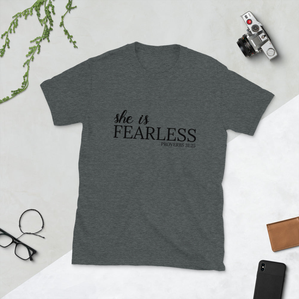 She Is Fearless Short-Sleeve Unisex T-Shirt