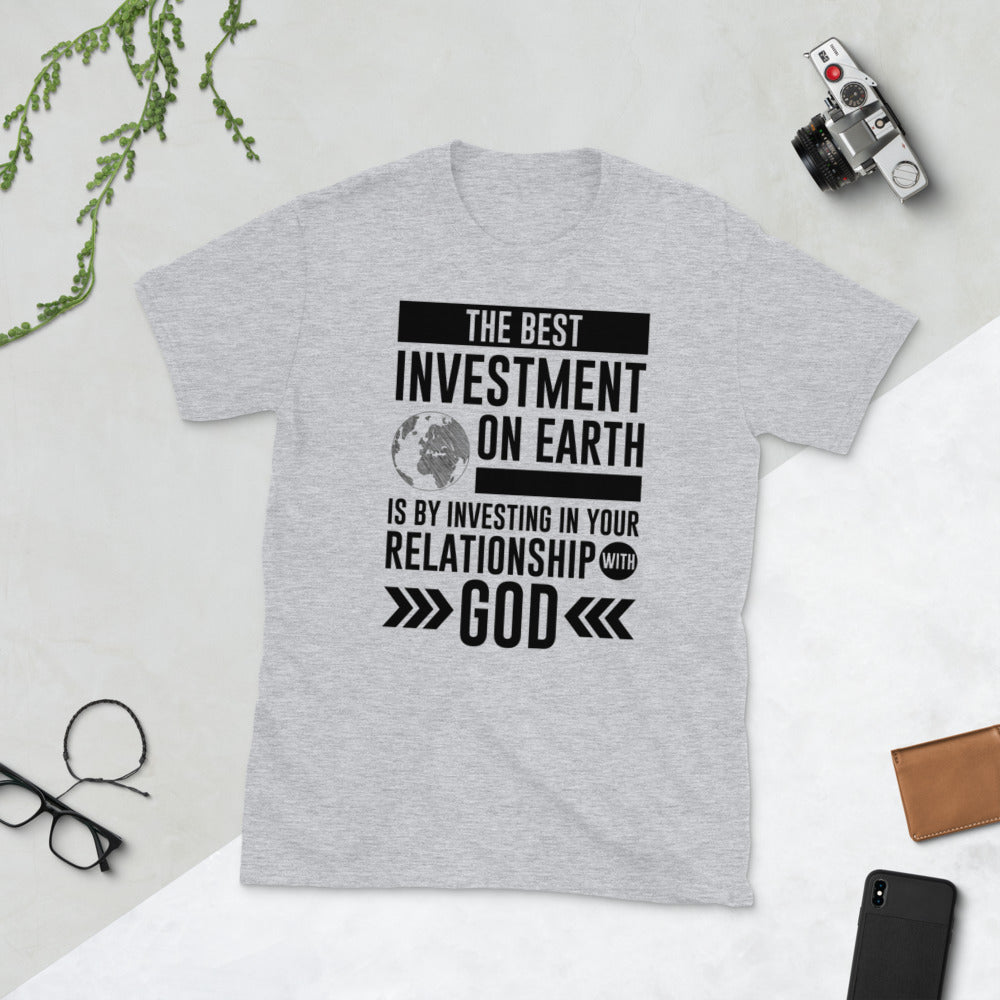 The Best Investment Of The Eart Short-Sleeve Unisex T-Shirt