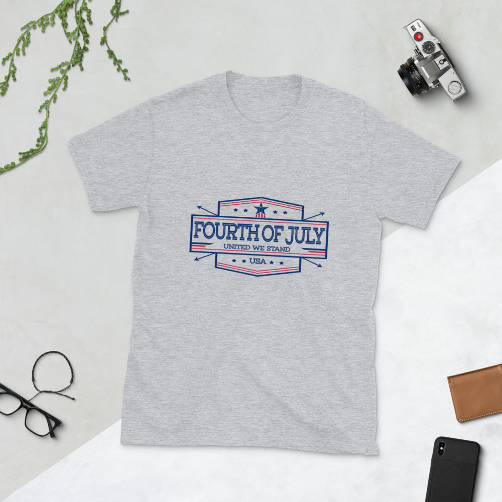 Fourth of July United We Stand Short-Sleeve Unisex T-Shirt