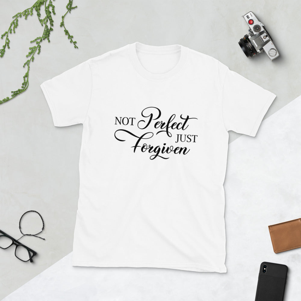 Not Perfect Just Forgiven Short-Sleeve Unisex T-Shirt