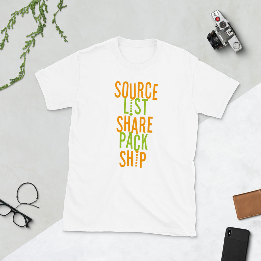 Source List Share Pack Ship Short-Sleeve Unisex T-Shirt