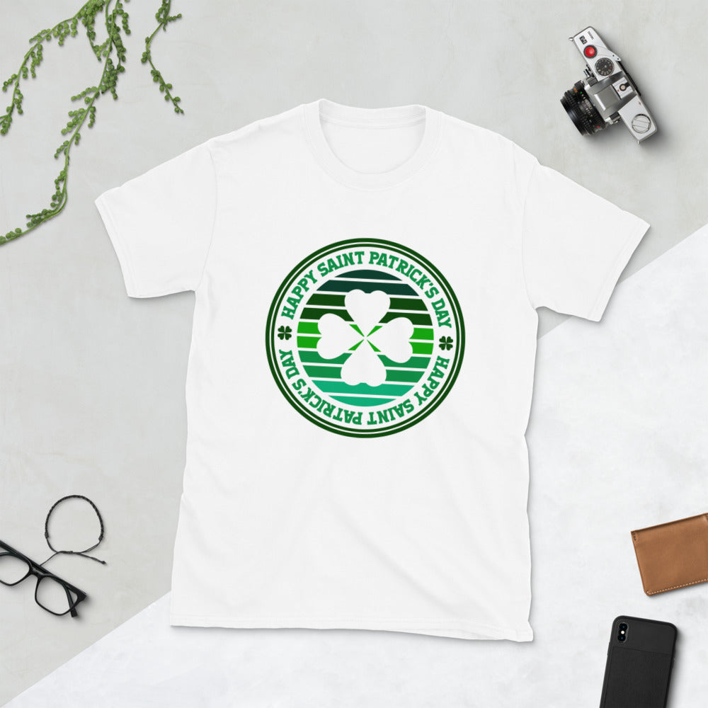 Happy Saint Patrick's Day Short-Sleeve Unisex T-Shirt