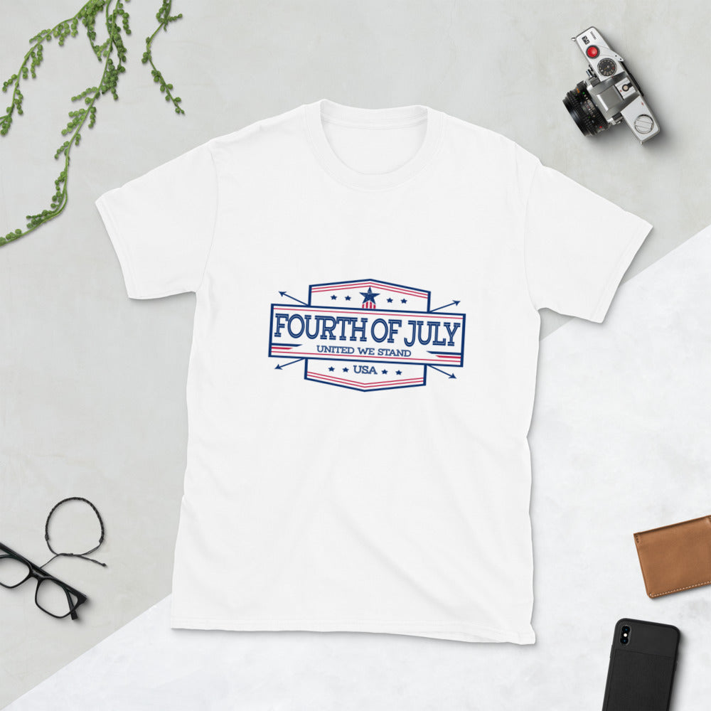 Fourth of July United We Stand Short-Sleeve Unisex T-Shirt